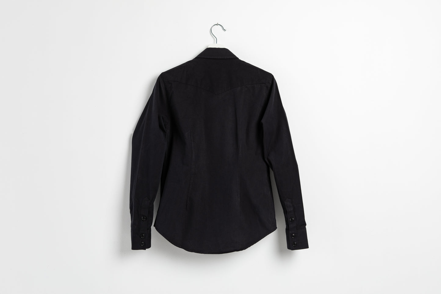 Women's Brushed Cotton Shirt | Black
