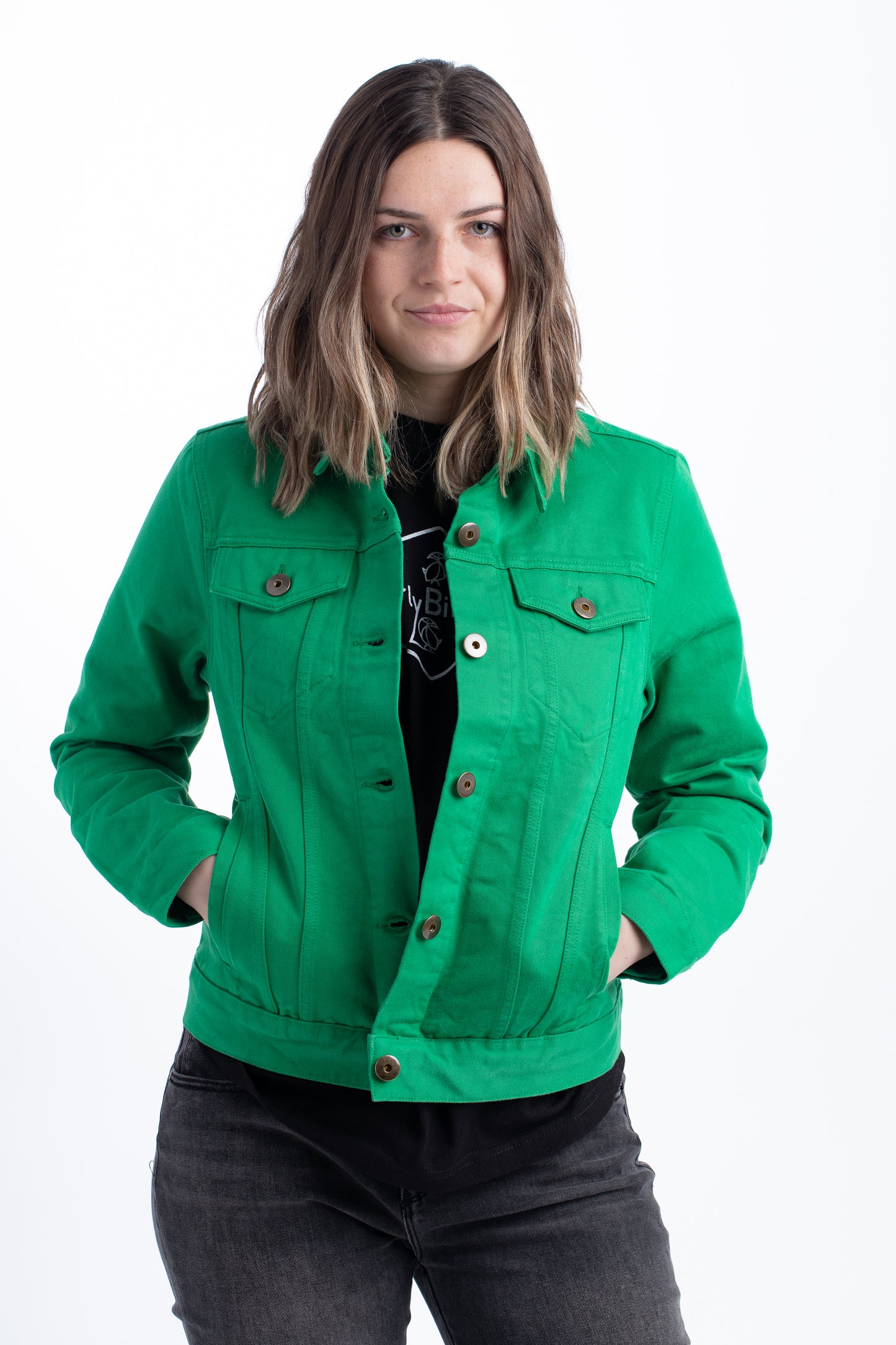 Women's Trucker Jacket | Jackpot Green