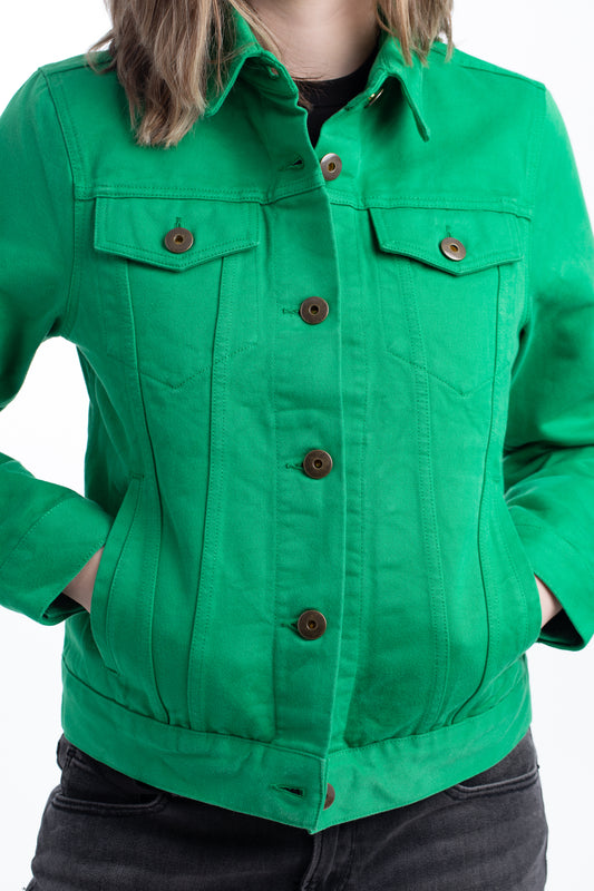 Women's Trucker Jacket | Jackpot Green