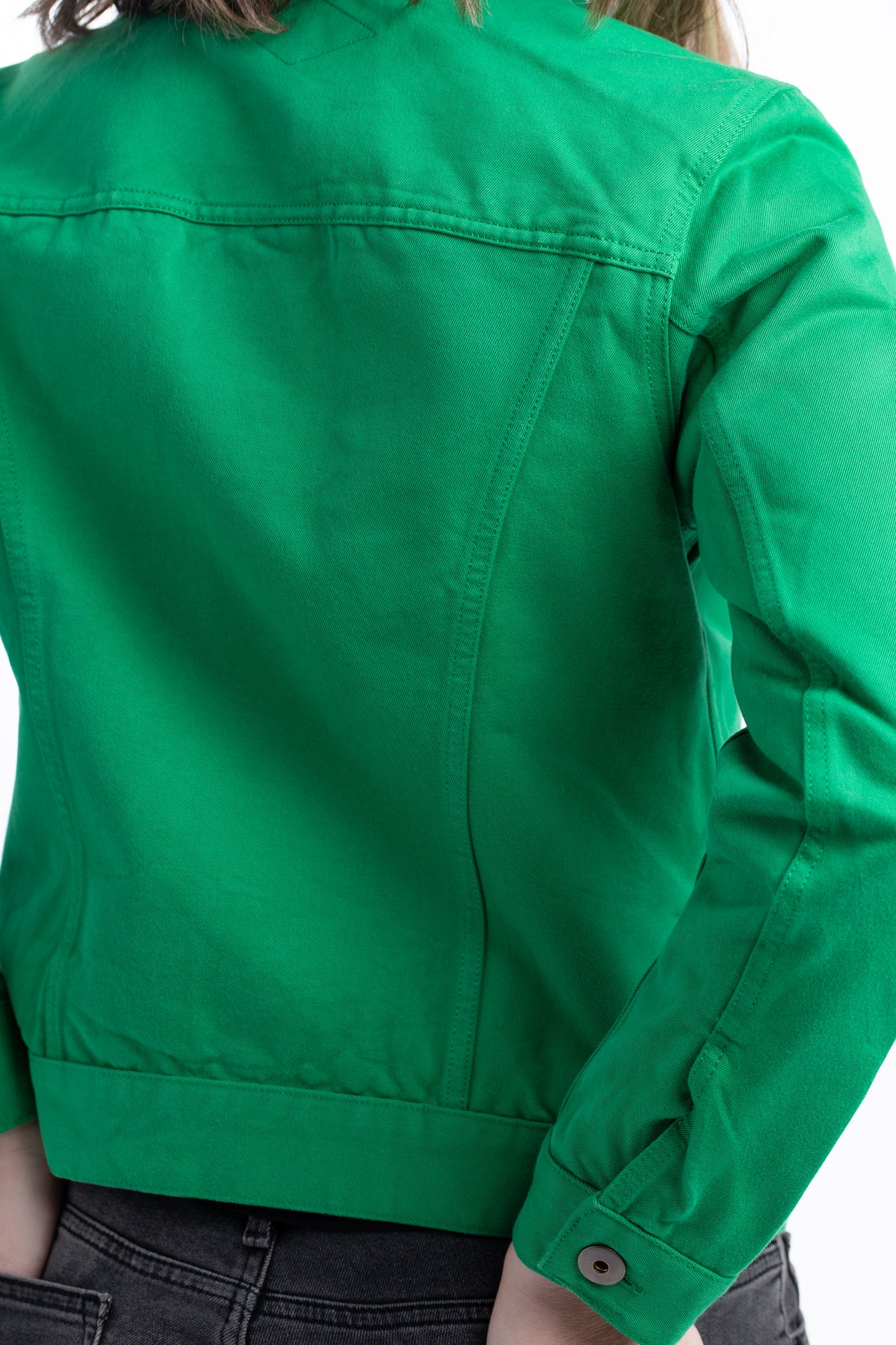 Women's Trucker Jacket | Jackpot Green