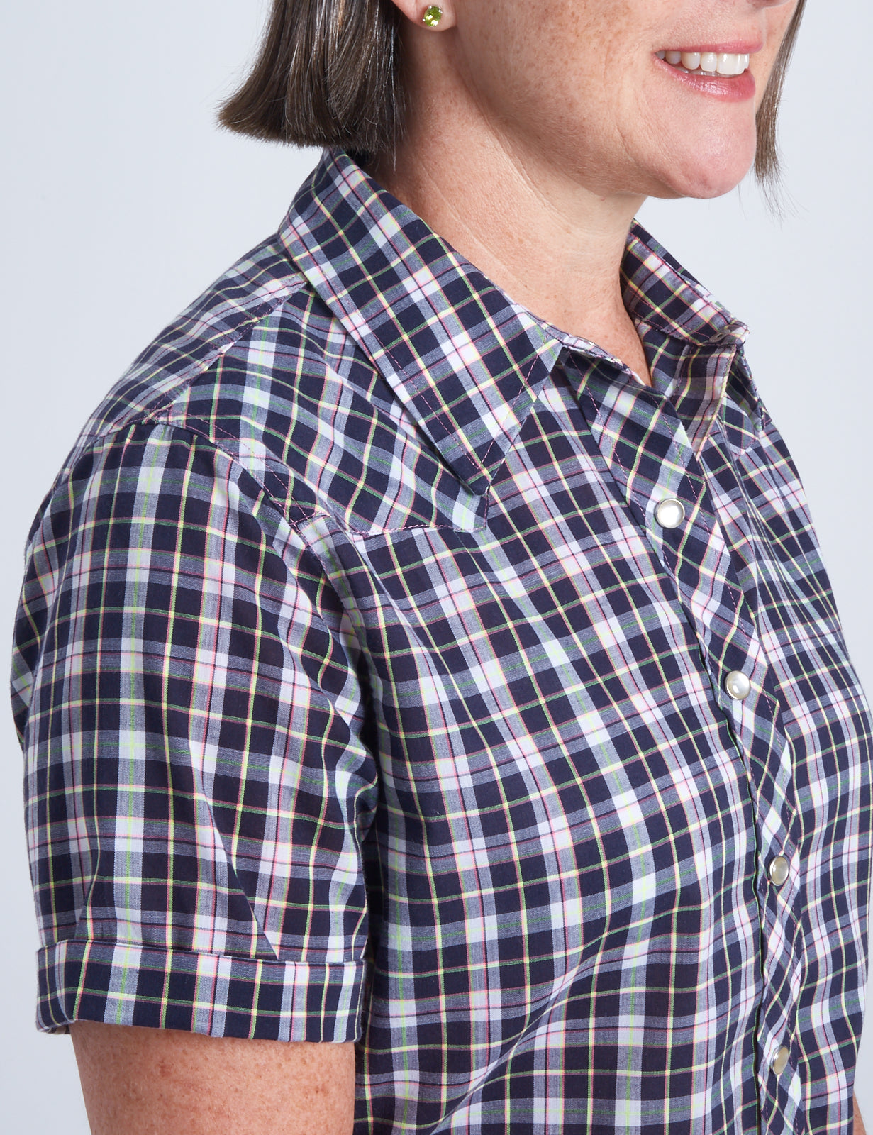 Women's Southside Plaid Short Sleeve Shirt