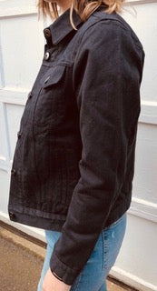Women's Trucker Jacket | Black