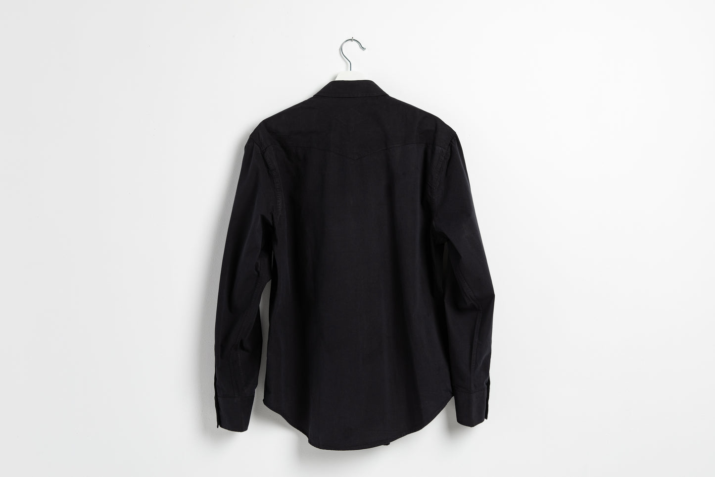 Men's Brushed Cotton Shirt | Black
