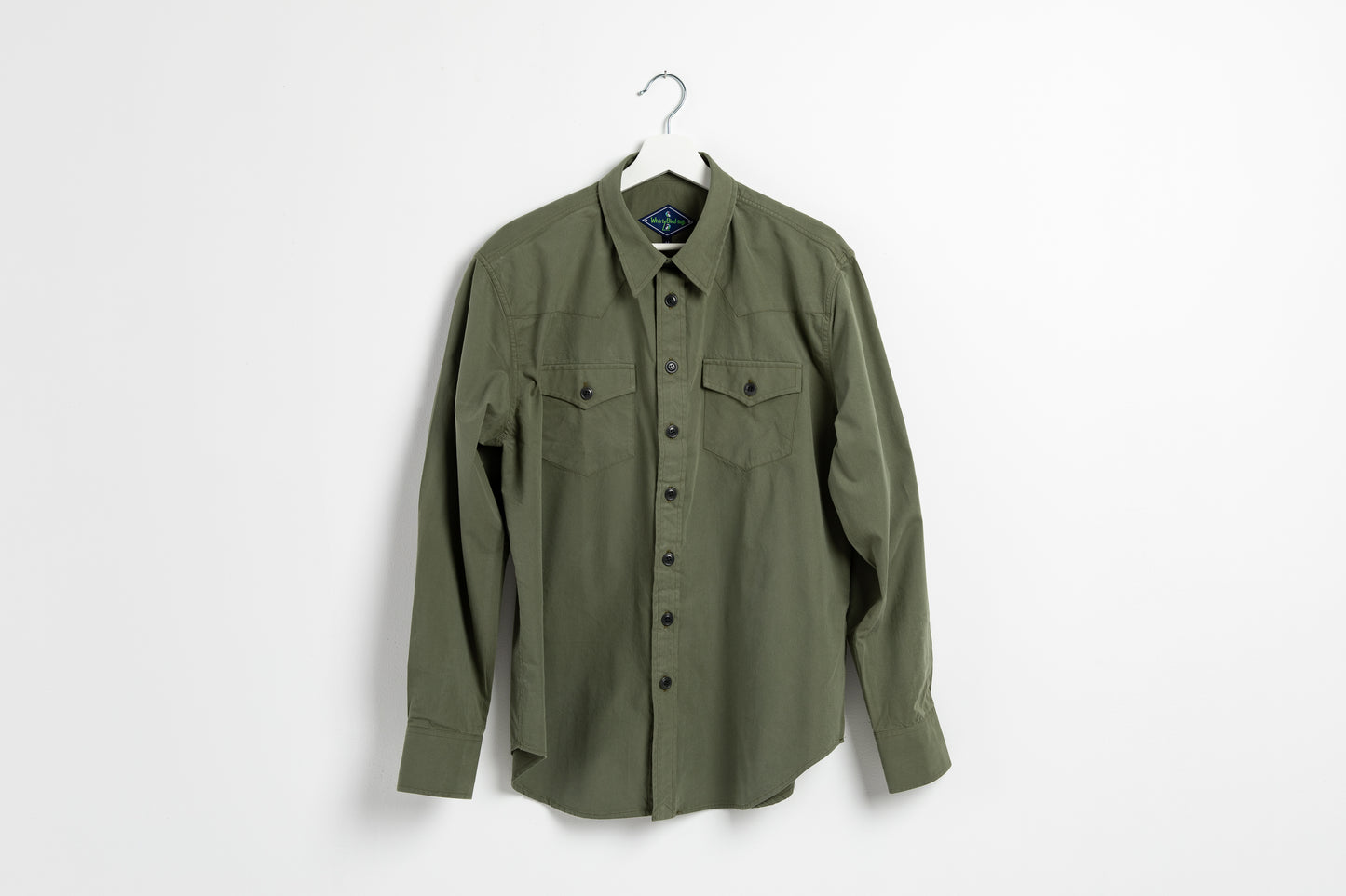 Men's Brushed Cotton Shirt | Moss