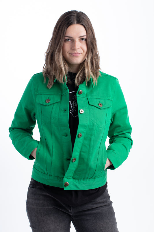 Women's Trucker Jacket | Jackpot Green